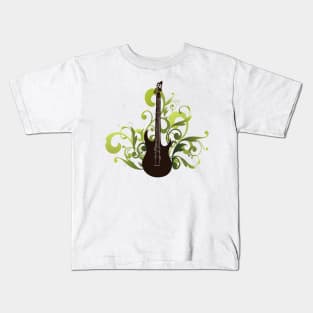 Guitar green life Kids T-Shirt